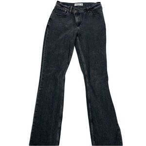 Abercrombie & Fitch black jeans 90s slim straight ultra high rise cross cross 2L